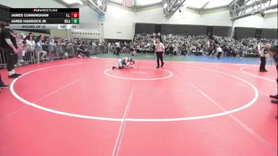 87-J lbs Round Of 32 - Luke Longo, Clearview vs Jake Hudson, Northern Delaware Wrestling Academy