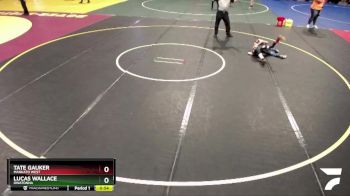 55 lbs Cons. Round 1 - Tate Gauker, Mankato West vs Lucas Wallace, Owatonna