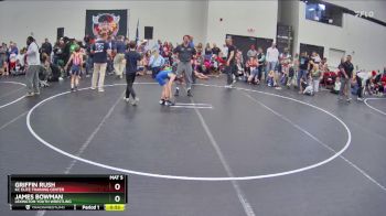 61 lbs Semifinal - Griffin Rush, KC Elite Training Center vs James Bowman, Lexington Youth Wrestling