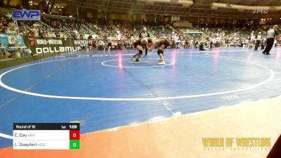 130 lbs Round Of 16 - Cash Day, AMA vs Logan Goepfert, Nebraska Boyz