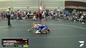 80 lbs Round 2 (6 Team) - Jake Munsterman, American Gladiators-Thunder vs Dandre Adams, Elite Athletic Club