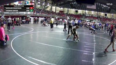 60 lbs Cons. Round 3 - Thomas Dietze, Gretna Youth Wrestling Club vs McKlain Knudtson, Central City JR. Wrestling