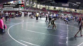 60 lbs Cons. Round 3 - Thomas Dietze, Gretna Youth Wrestling Club vs McKlain Knudtson, Central City JR. Wrestling