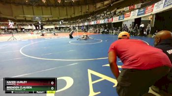 120 lbs Quarters & Wb (16 Team) - Brenden Clausen, Western Branch vs Xavier Hurley, Lafayette