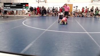 69-75 lbs Cons. Round 2 - Charity Sperry, VICTORY vs Ely Rose, Palmyra High School