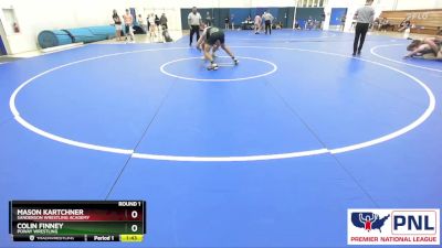 189/215 Round 1 - Mason Kartchner, Sanderson Wrestling Academy vs Colin Finney, Poway Wrestling