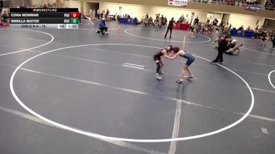 Girls K-8 - 76 Briella Mayer, Blaine-Girls vs Cora Newman, PEM-Girls