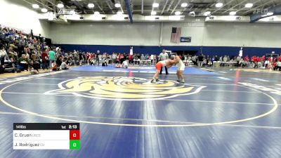 141 lbs Round Of 16 - Charlie Gruen, Coast Guard vs James Rodriguez, Castleton