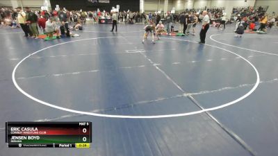 126 lbs Cons. Round 6 - Eric Casula, Cowboy Wrestling Club vs Jensen Boyd, Indiana