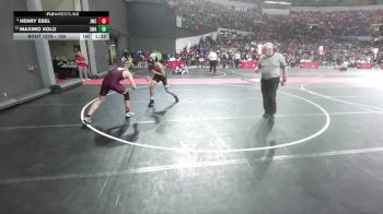 160 lbs Champ. Round 2 - Maximo Xolo, Sarbacker Wrestling Academy vs Henry Ebel, Jefferson Wrestling Club