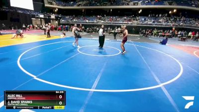 6A 215 lbs Cons. Round 2 - Alec Rill, Dripping Springs vs J. David Sparks, Southlake Carroll