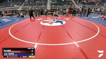 98 lbs 3rd Place Match - Eli Ness, Team Braves Wrestling Club vs Kye Carter, Powell Wrestling Club