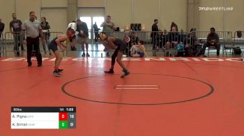 85 lbs Semifinal - Aldo Pigna, GA Justice Takedown MS vs Kiyon Simon, GA Justice Nearfall MS