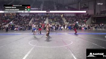 96 lbs Quarterfinal - Evan Hasselbring, Winfield vs Karson Beals, Clay County