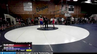 120 lbs Champ. Round 1 - Blake Nevils, Fighting Squirrels vs Eivind Falck, Bonners Ferry Wrestling Club