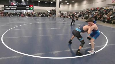 126 lbs Cons. Sub-rd Of 32 - Cale Browning, Tough N Technical Wrestling Club (TNTWC) vs Drew Ryder, Wisconsin