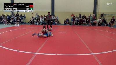 85 lbs Semifinal - Eli Appel, Dakota Boyz Wrestling Club vs Sawyer Ryks, Berge Elite Wrestling Academy