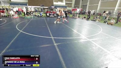 126 lbs Cons. Semi - Cole Faircloth, NV vs Seferino De La Rosa, AZ