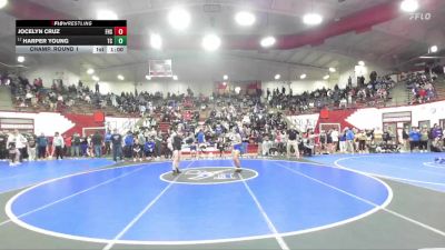 110 lbs Champ. Round 1 - Harper Young, Triton Central vs Jocelyn Cruz, Frankfort High School