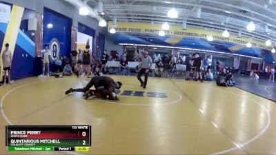 113 White 3rd Place Match - Quintarious Mitchell, Colquitt County vs Prince Perry, South Dade
