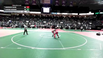 140 lbs Cons. Round 1 - Carter Hughes, AVL1 vs Emerson Davis, Unattached