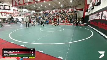 145 lbs Cons. Round 4 - Niko Valenzuela, Redondo Union vs Alistar McRae, Mira Costa