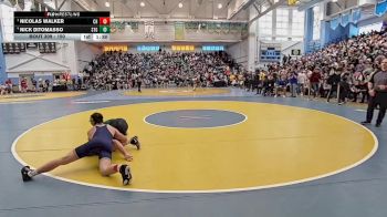 150 lbs Semifinal - Nicolas Walker, Cape Henlopen H S vs Nick DiTomasso, St Georges Tech HS