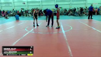 88 lbs Round 6 (10 Team) - George Jolley, Neighborhood WC vs Luca Seramone, Team Diamond Fish