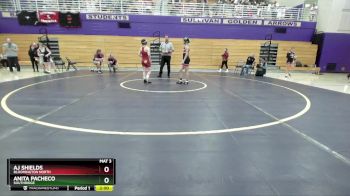 120 lbs Round 1 - Aj Shields, Bloomington North vs Anita Pacheco, Southridge