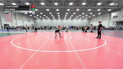 138 lbs Consi Of 16 #1 - Jayden Ramirez, CA vs Nico Maisel, WV