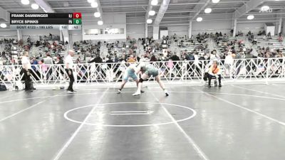 195 lbs Consi Of 32 #2 - Frank Damminger, NJ vs Bryce Spinks, PA