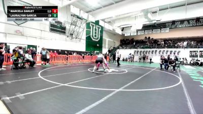 190 lbs 5th Place Match - Marcela Danley, Elsinore vs Lauralynn Garcia, Costa Mesa