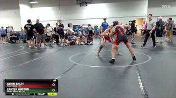 157 lbs Round 7 (8 Team) - Carter Huston, Front Royal WC vs Aiden Baum, Full Circle