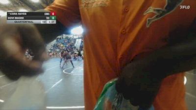 135 lbs Quarterfinal - Dovi Magee, Glasgow Wrestling Academy vs Cora Hayes, NORTH FORT MYERS HIGHSCHOOL