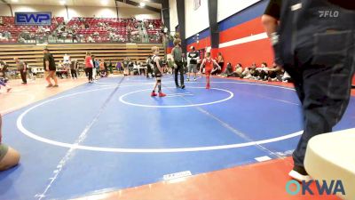 55 lbs Consi Of 8 #2 - Bentlee Egleston, Claremore Wrestling Club vs Konnor Lazarowicz, Coweta Tiger Wrestling