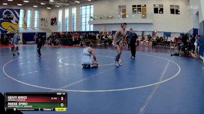 190 lbs Cons. Round 4 - Reese Spiro, Northfield Mt Hermon vs Genti Idrizi, Bergen Catholic