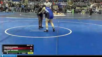 105 lbs Cons. Round 2 - Tiacious Kannen, Bismarck Legacy vs Paloma Salgado, Stanley