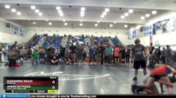131 lbs Round 4 - American Pozos, Santa Ana Wrestling vs Alexandra Diulio, Mater Dei