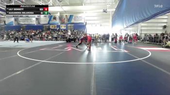 140 lbs Cons. Round 2 - Lily Dennett, Wichita-South Hs vs Alejandra Delarosa, Dodge City