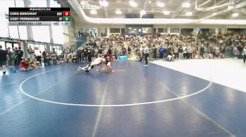 138 lbs Cons. Round 3 - Curg Siddoway, Uintah vs Cody Perrenoud, Desert Peaks