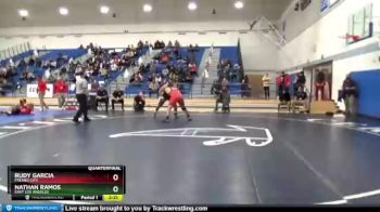 285 lbs Quarterfinal - Rudy Garcia, Fresno City vs Nathan Ramos, East Los Angeles