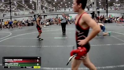 106 lbs Semis (4 Team) - William Soto, Mat Assassins Black vs Michael Reichow, Impact Silver