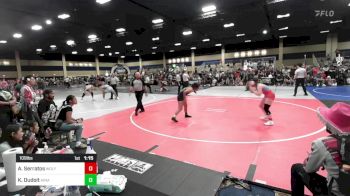 109 lbs Round Of 16 - Alicia Serratos, Wolfpack WC vs Kacey Dudoit, Ainapaa Wrestling Team