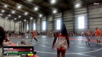 122 lbs Semis & 1st Wrestleback (8 Team) - Faith Hand, Columbus East Valkries vs Cheyenne Frank, KISZ