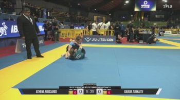 Athena Fusciardi vs Darija Zuokaite 2026 IBJJF European NoGi