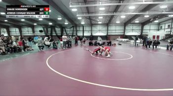 126 lbs Round 2 (8 Team) - Chase Sorensen, North Sanpete vs Atreus Cougar Wilson, American Fork