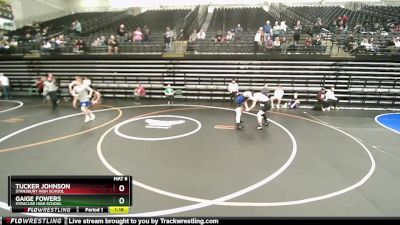 178 lbs Cons. Round 6 - Tucker Johnson, Stansbury High School vs Gaige Fowers, Syracuse High School