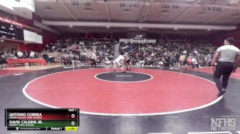 192 lbs 1st Place Match - David Calkins Jr., Liberty High School vs Antonio Correa, Hoopa Valley High School