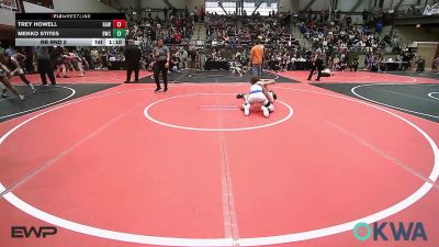 98 lbs Rr Rnd 2 - Trey Howell, Raw Wrestling Club vs Mekko Stites, Berryhill Wrestling Club