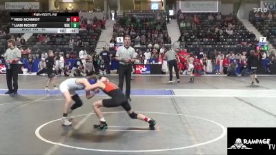 85 lbs Cons. Round 2 - Reid Schmidt, Smoky Valley vs Liam Richey, Wichita Blue Knights